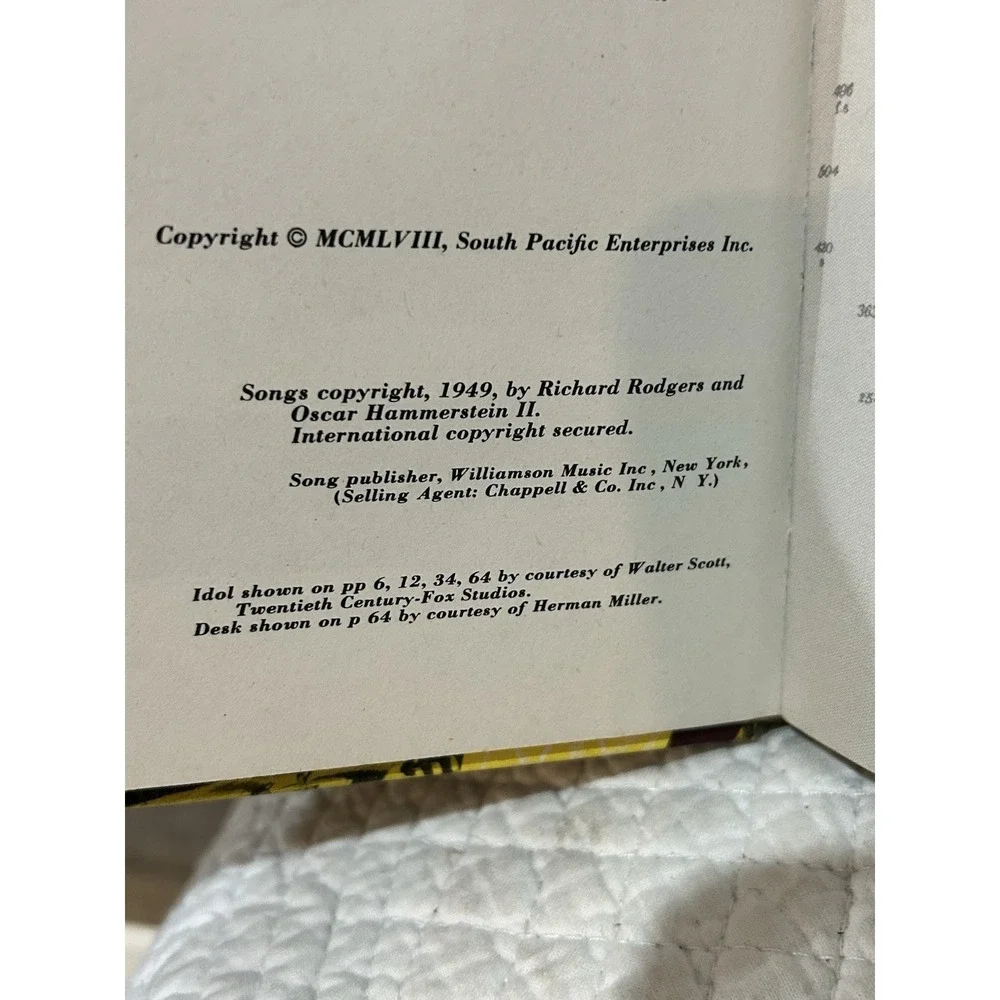 The Tale OF South Pacific OSCAR Awards 1958 Todd-AO Color Technology Color 1958
